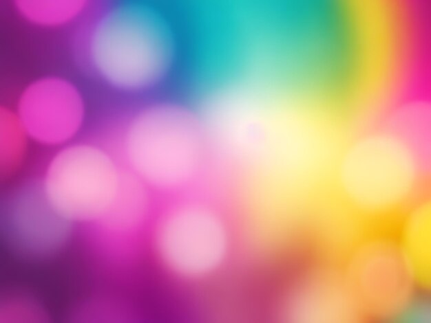 Photo vivid blurred colorful background