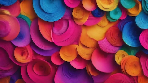 Vivid blurred colorful wallpaper background