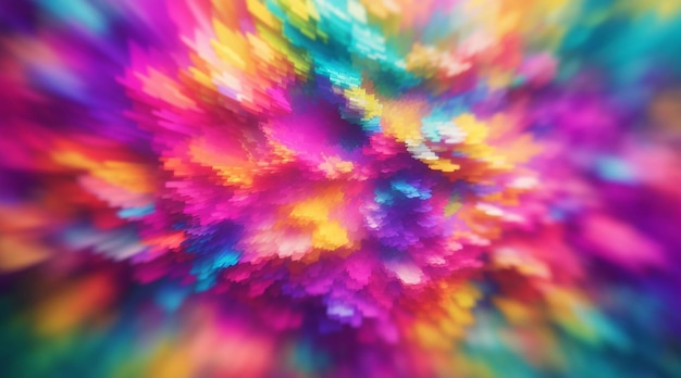 Photo vivid blurred colorful wallpaper background