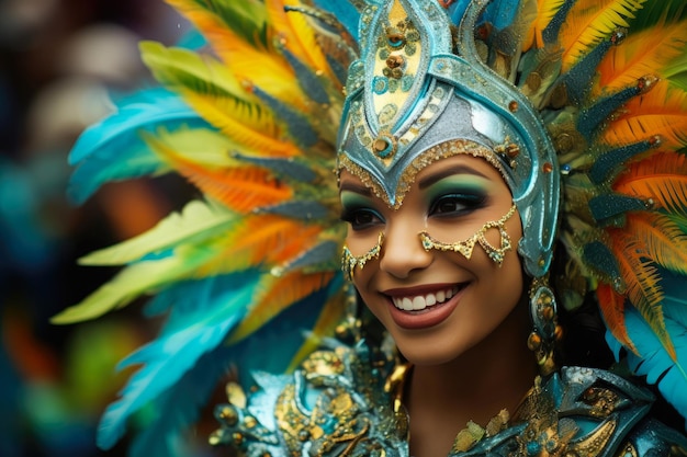 Foto il vivace brasile, dove la cultura danza liberamente