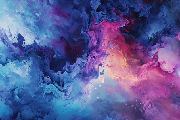 Vivid Color Explosion Abstract Background