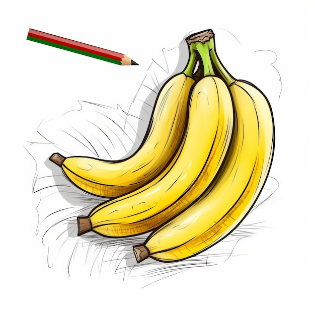 How To Draw a Banana Easy Step By Step | Easy Banana Drawing | Drawings,  Fruits drawing, Easy banana