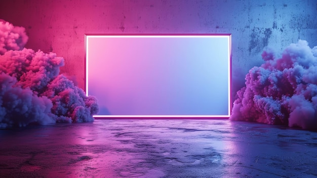 Vivid Digital Art Display