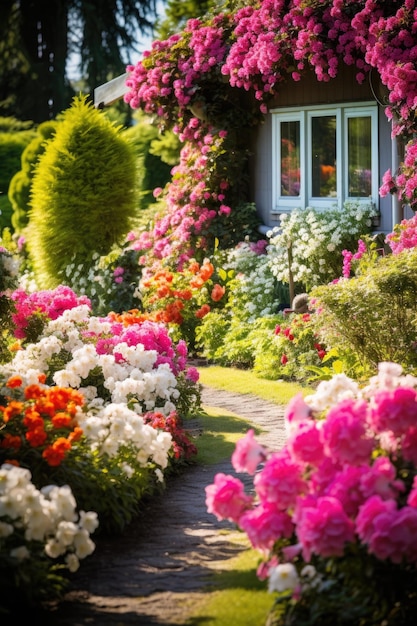 鮮やかな花がく 植物が繁栄し メッセージを届けるのに十分な空間があります