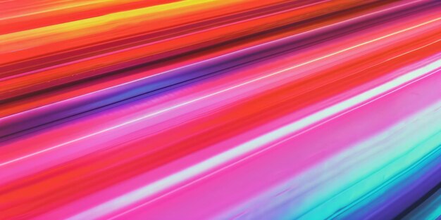 Vivid Holographic Light Streaks Background