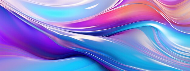 Vivid liquid abstract with a mesmerizing blend of colors