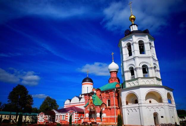 鮮やかなロシアの教会建築の背景hd