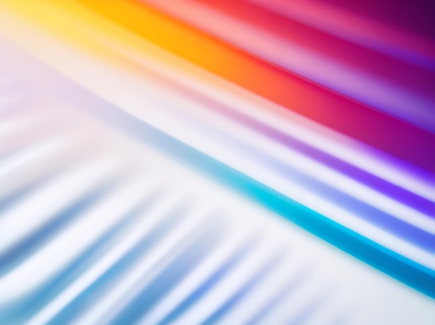 Vivid Spectrum Colorful Gradient Background with Ribbed Acrylic Texture