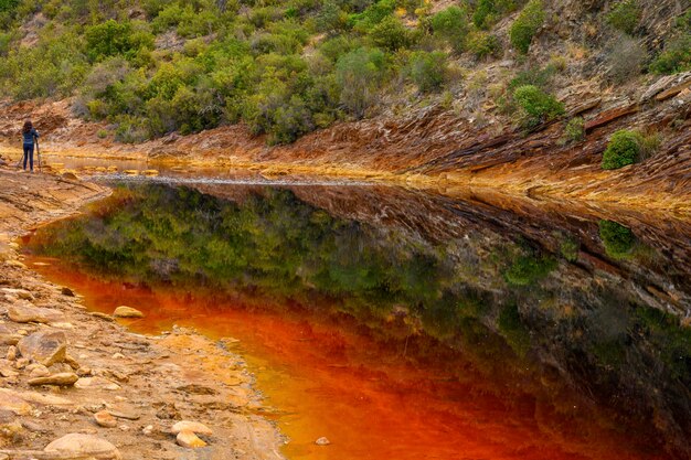 Vivid Strata and Cracked Earth at Rio Tinto