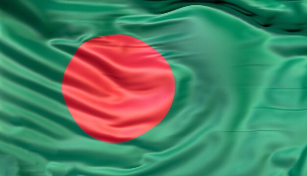 Foto vlag van bangladesh