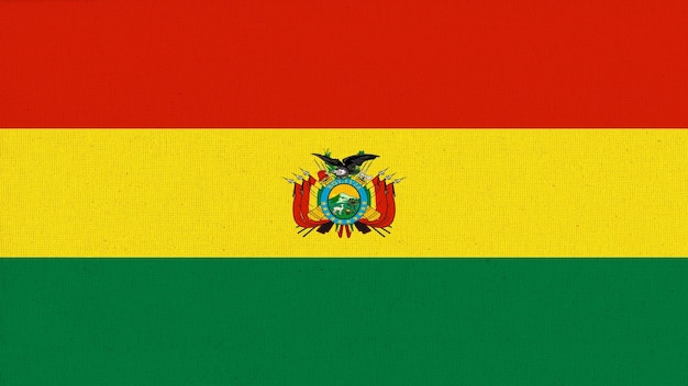 Vlag van Bolivia Boliviaanse vlag op stofoppervlak