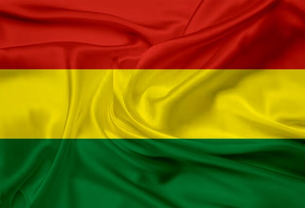 Foto vlag van bolivia vliegend effect