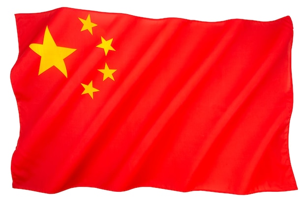 Foto vlag van china