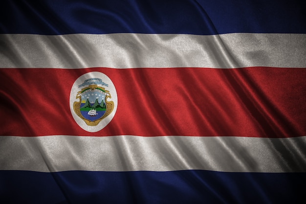 Foto vlag van costa rica-achtergrond