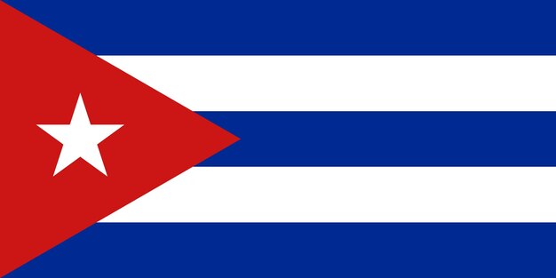 Vlag van de Cubaanse vlagnatie