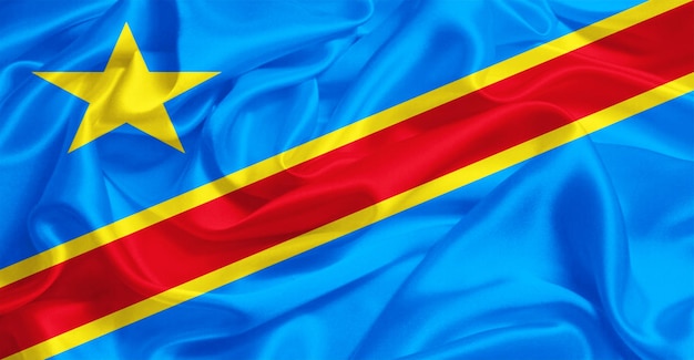 Vlag van de Democratische Republiek Congo