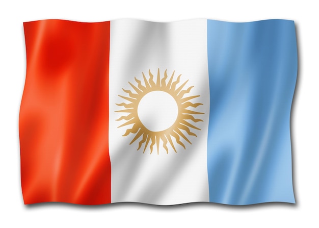 Vlag van de provincie Cordoba, Argentinië