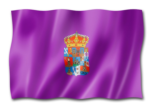 Vlag van de provincie Guadalajara Spanje