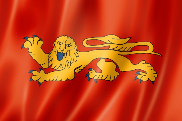 Vlag van de regio Aquitaine, Frankrijk