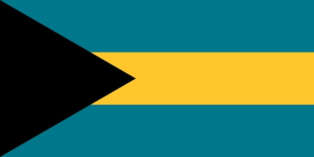 Vlag van de vlagnatie van de Bahama's