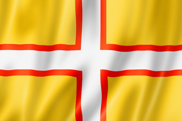 Vlag van Dorset County, Verenigd Koninkrijk