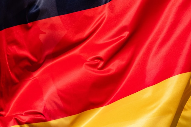 Vlag van Duitsland in de wind