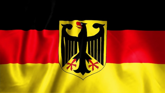 Vlag van Duitsland Stof realistische vlag Duitse vlag