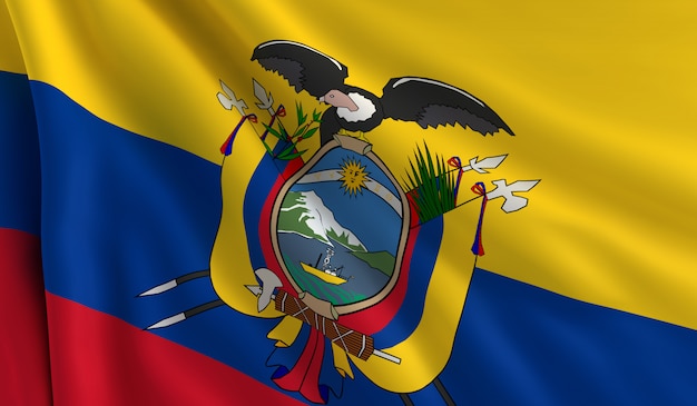 Vlag van Ecuador