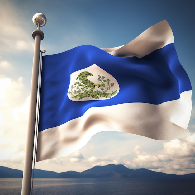 Vlag van El Salvador hoge kwaliteit 4k ul