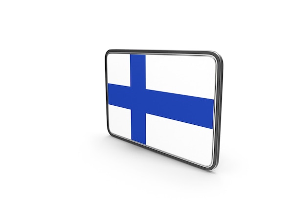 Vlag van finland icoon