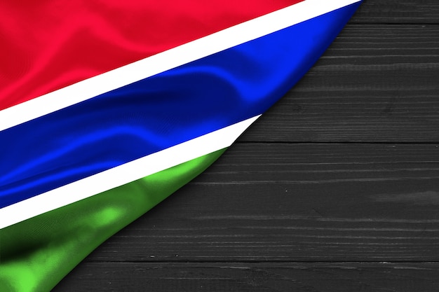 Vlag van Gambia kopie ruimte