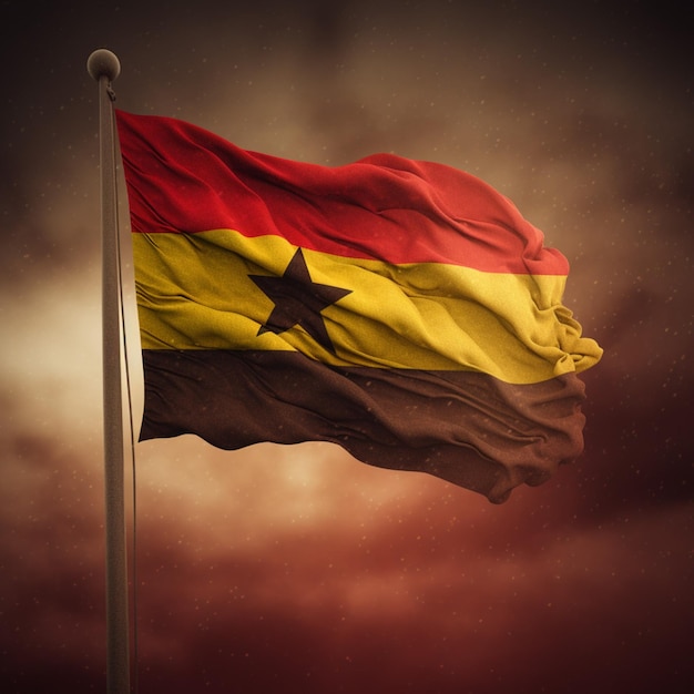 Vlag van Ghana hoge kwaliteit 4k ultra hd