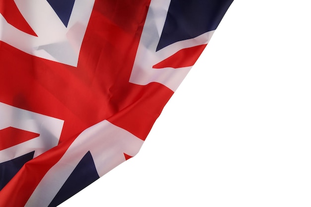 Vlag van Groot-Brittannië en plaats voor tekst omgaan met ruimte