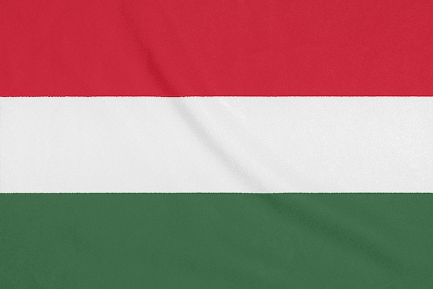 Vlag van Hongarije op geweven stof, patriottisch symbool