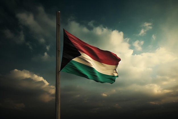 Vlag van hoop Palestijns nationaal symbool Palestijnse vlag