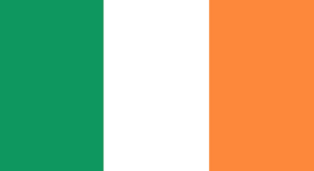 Foto vlag van ierland