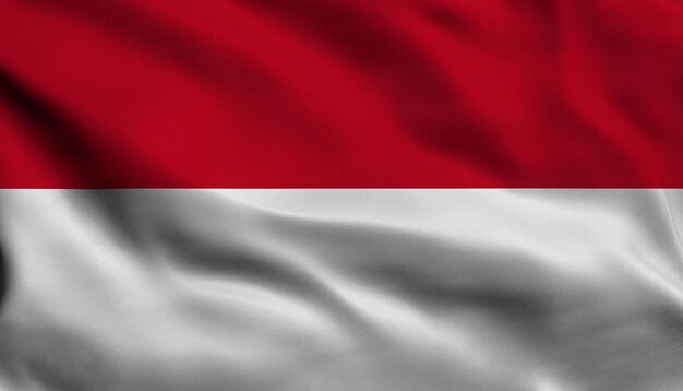 Vlag van Indonesië Golvende generatieve ai