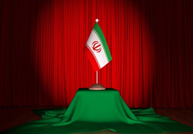 Vlag van Iran Islamitische Republiek Iran