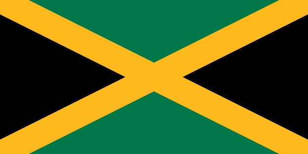 vlag van Jamaica vlag natie