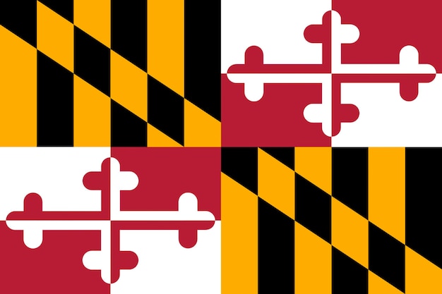 Vlag van Maryland, VS