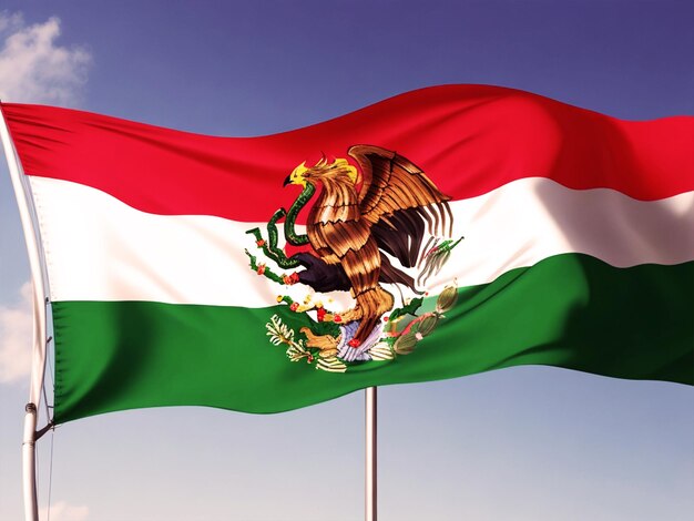 vlag van Mexico vrijheid vlag ontwerp