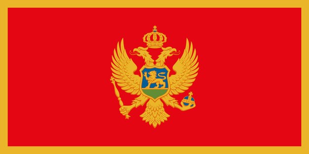 Vlag van Montenegro Vlagnatie