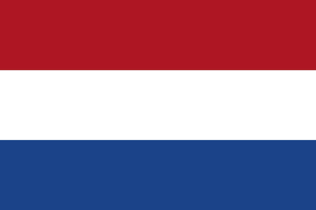 Foto vlag van nederland