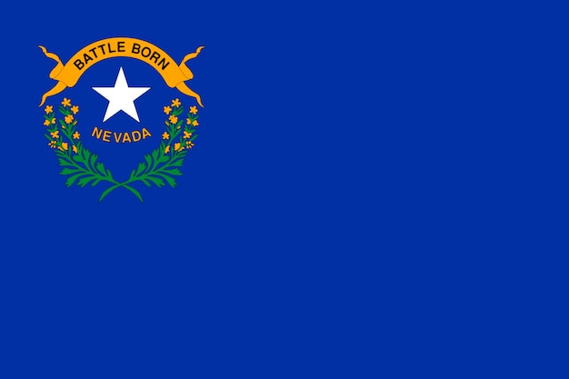 Vlag van Nevada, VS