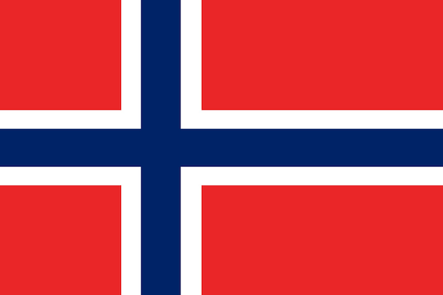 Vlag van noorwegen