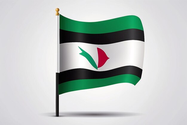 Vlag van Palestina vectorVlag icoon van het land Palestina verzameling van Nationale vlag van het land Palestijn