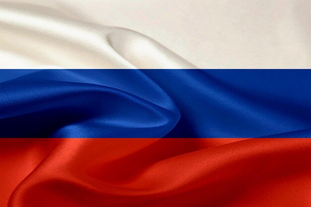 Foto vlag van rusland vliegend effect