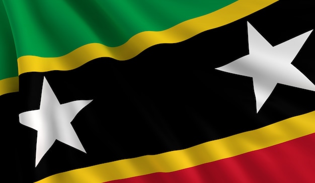 Vlag van Saint Kitts en Nevis