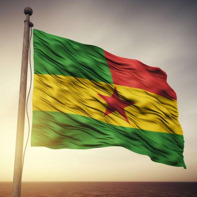 Vlag van Senegal hoge kwaliteit 4k ultra