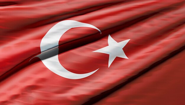 Foto vlag van turkije